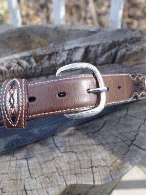 Western Kids belt Genuine Leather